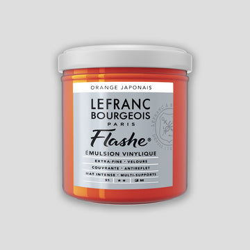 Lefranc Bourgeois Flashe Acrylic Paint 125ml Japanese Orange