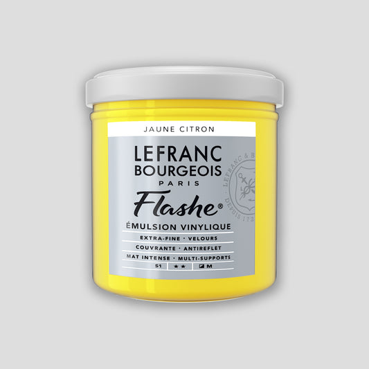 Lefranc Bourgeois Flashe Acrylfarbe 125 ml Zitronengelb