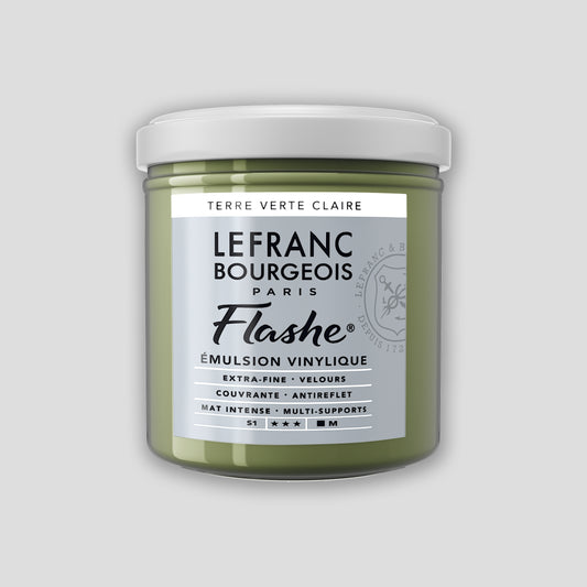 Lefranc Bourgeois Flashe Acrylic Paint 125ml Light Green Earth