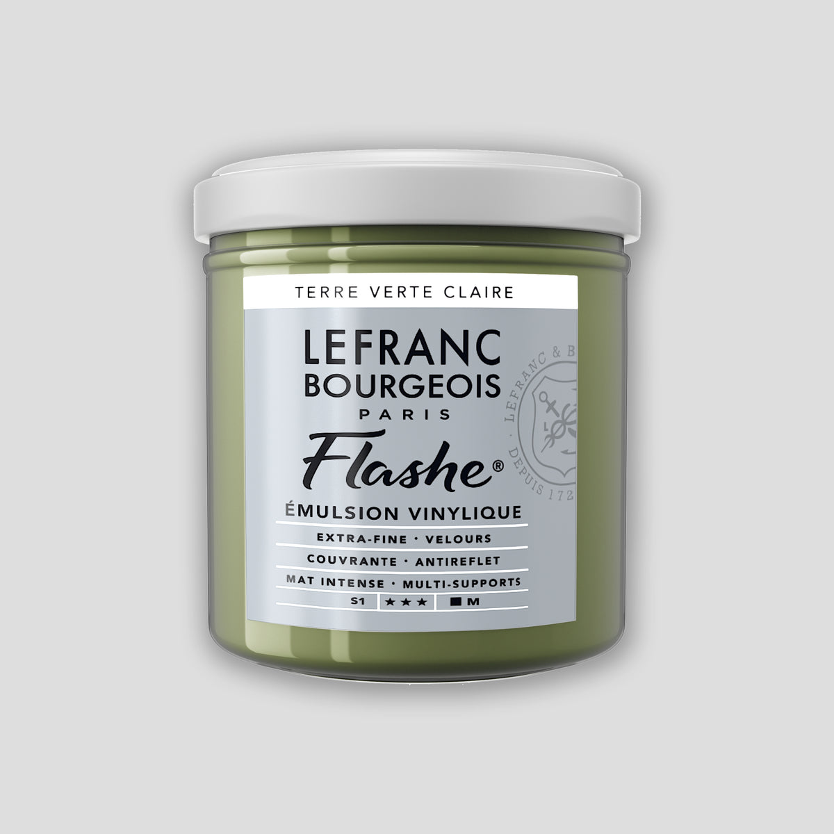 Lefranc Bourgeois Flashe Acrylverf 125ml Light Green Earth 1