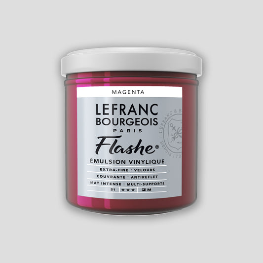 Lefranc Bourgeois Flashe Acrylic Paint 125ml Magenta