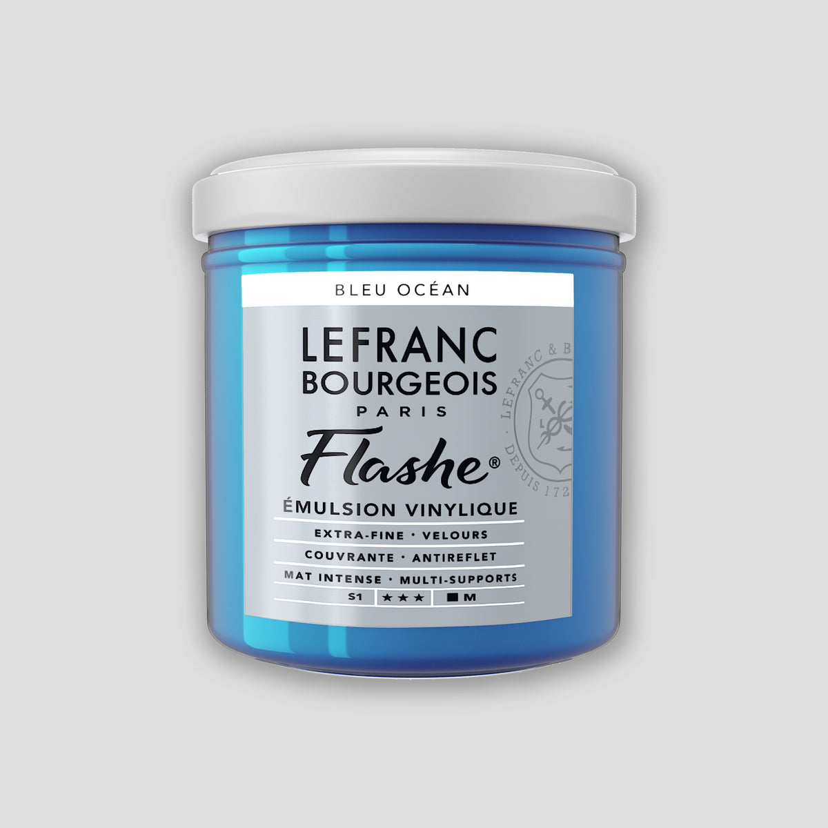 Lefranc Bourgeois Flashe Acrylfarbe 125 ml Ozeanblau