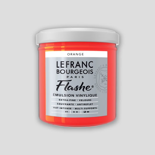 Lefranc Bourgeois Flashe Acrylfarbe, 125 ml, Orange