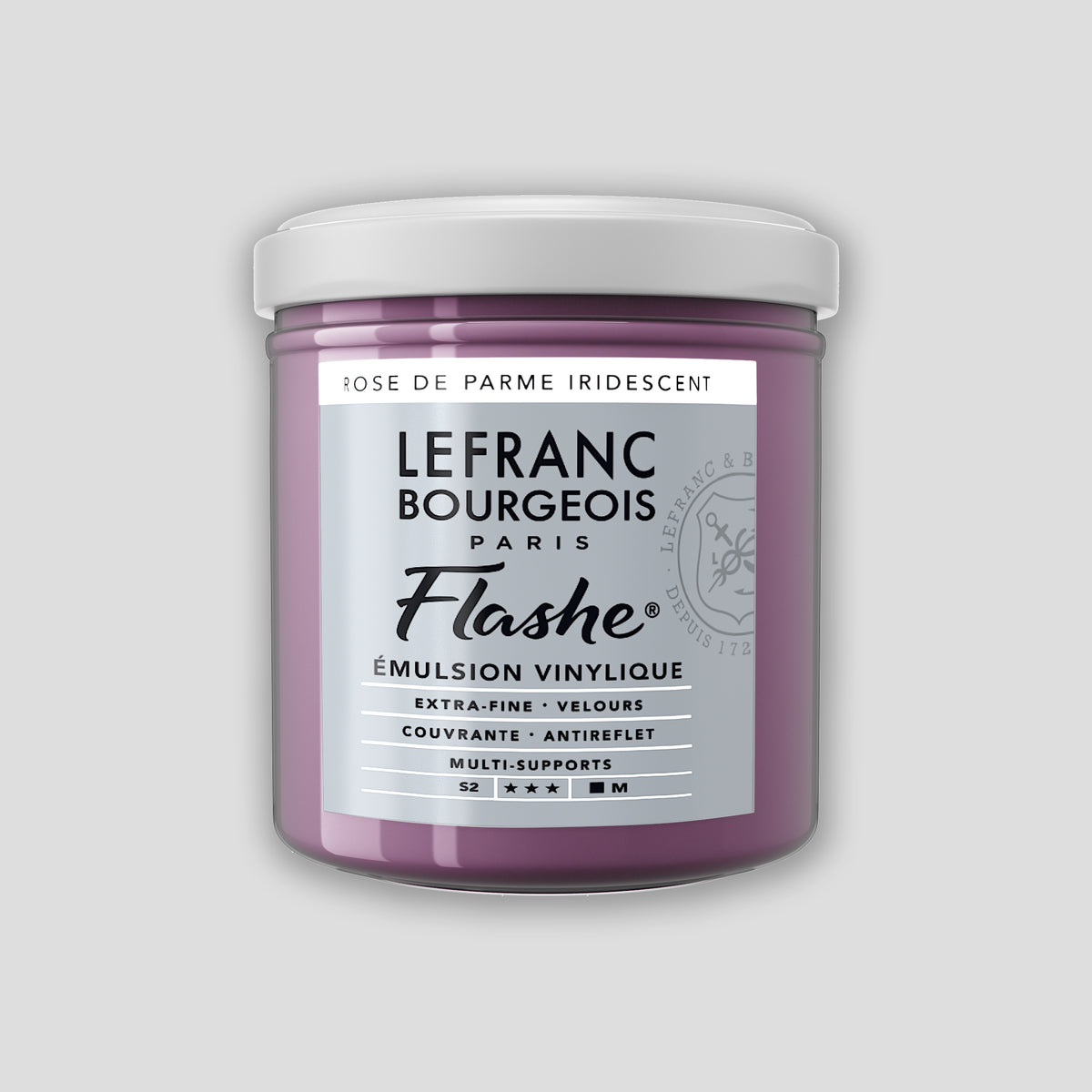Lefranc Bourgeois Flashe Acrylic Paint 125ml Parma Pink Iridescent