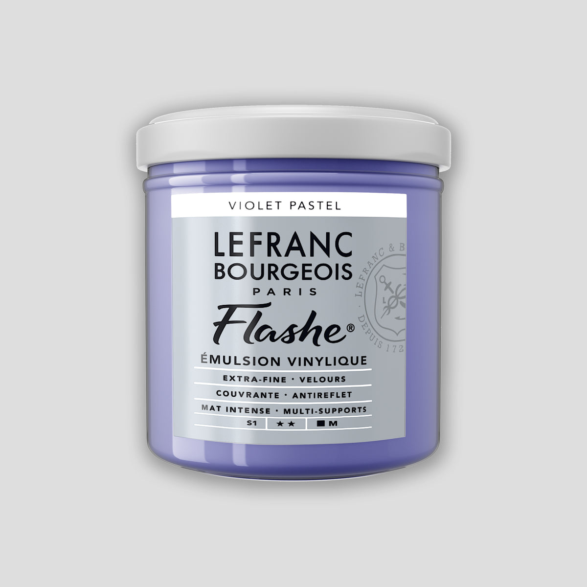 Lefranc Bourgeois Flashe Acrylic Paint 125ml Pastel Violet