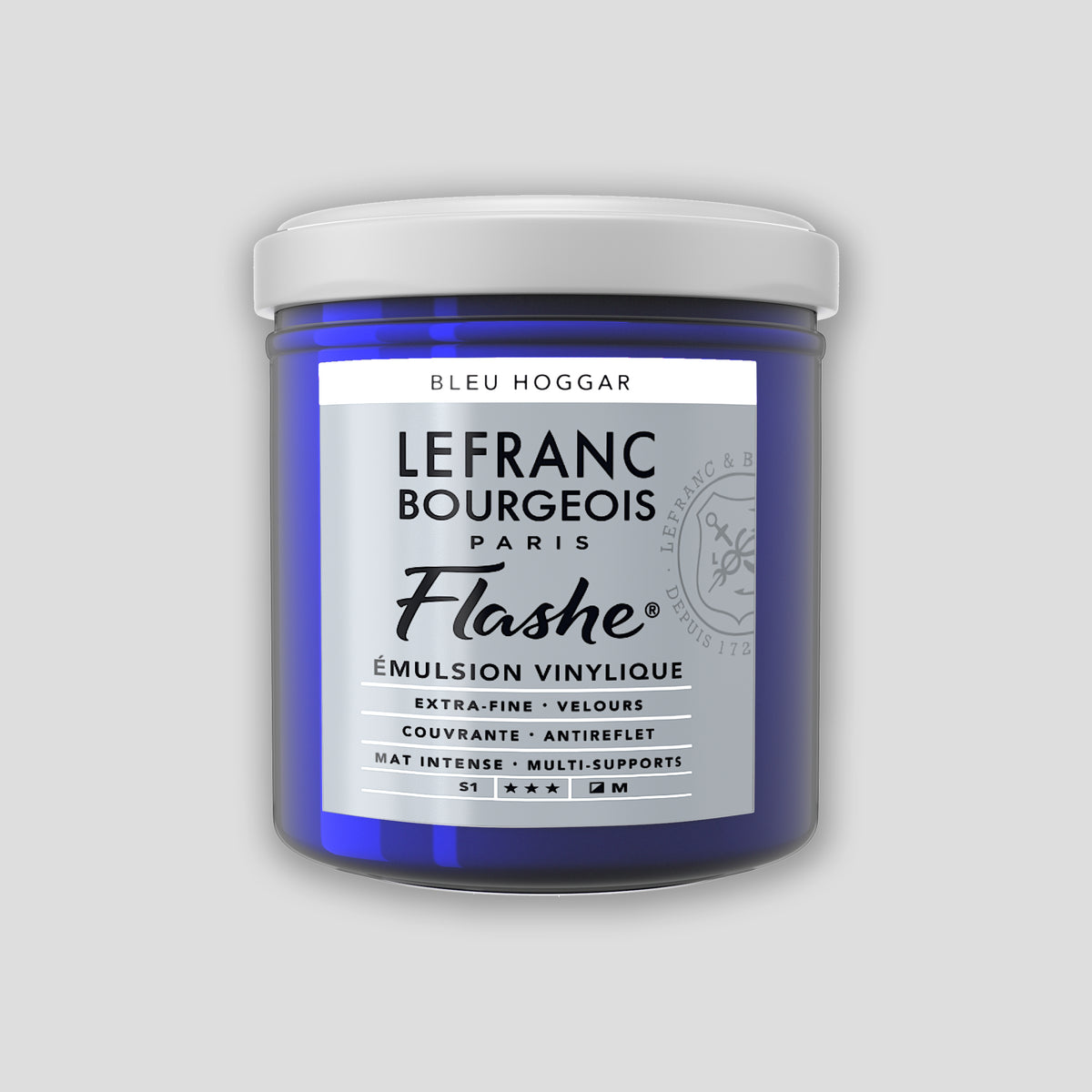 Lefranc Bourgeois Flashe Acrylfarbe, 125 ml, Phthalocyaninblau