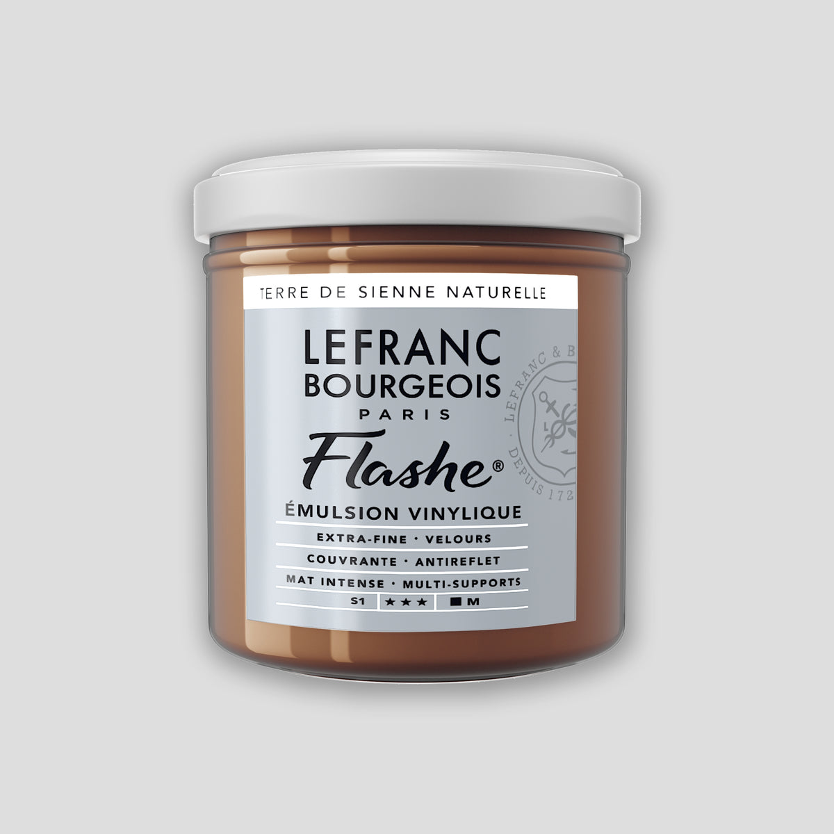 Lefranc Bourgeois Flashe Acrylic Paint 125ml Raw Sienna