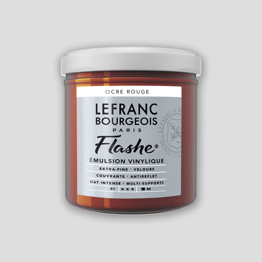 Lefranc Bourgeois Flashe Acrylic Paint 125ml Red Ocher