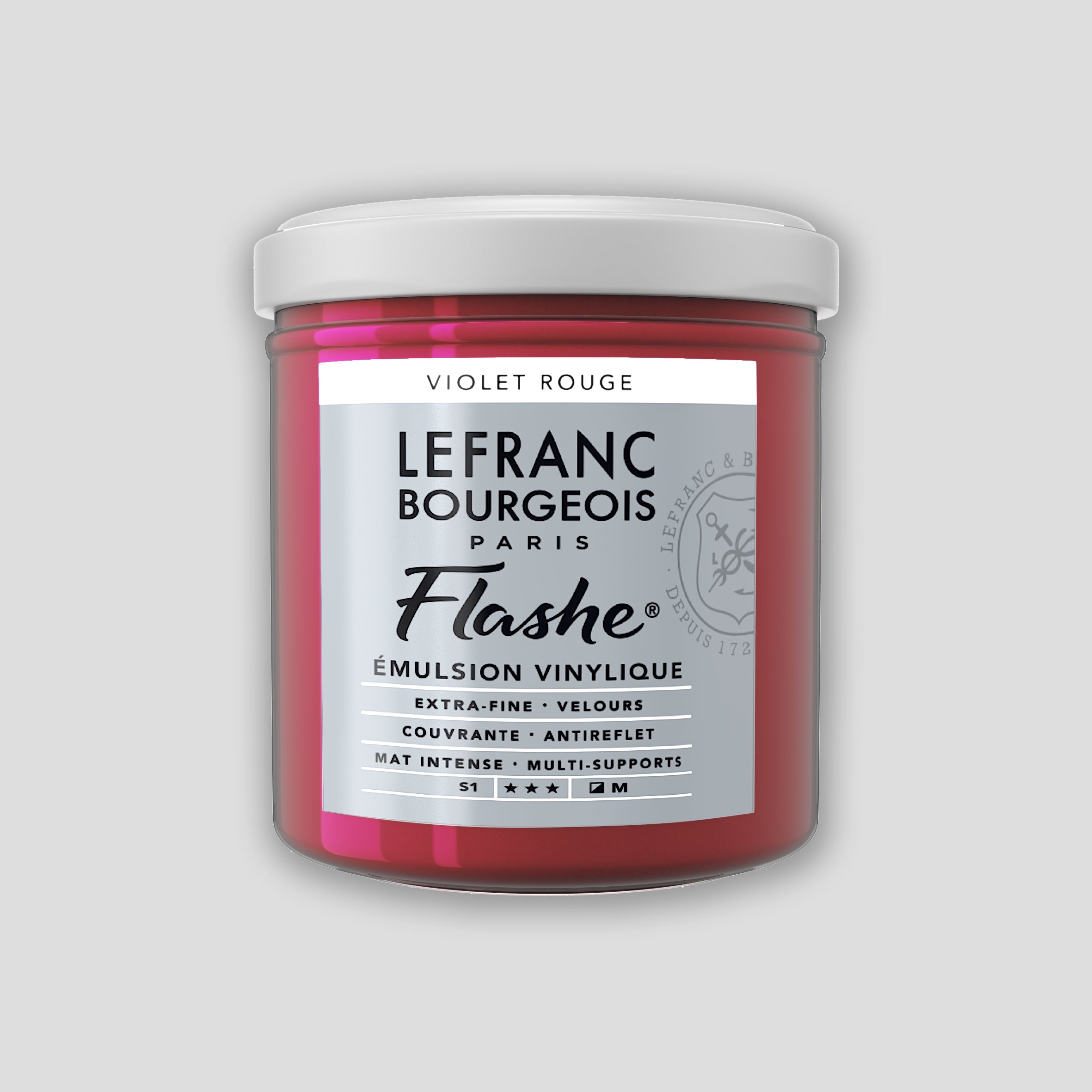 Lefranc Bourgeois Flashe Acrylic Paint 125ml Red Violet