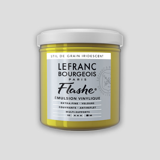 Lefranc Bourgeois Flashe Acrylfarbe 125 ml Stil De Grain Grün schillernd