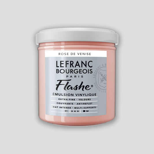 Lefranc Bourgeois Flashe Acrylic Paint 125ml Venetian Pink