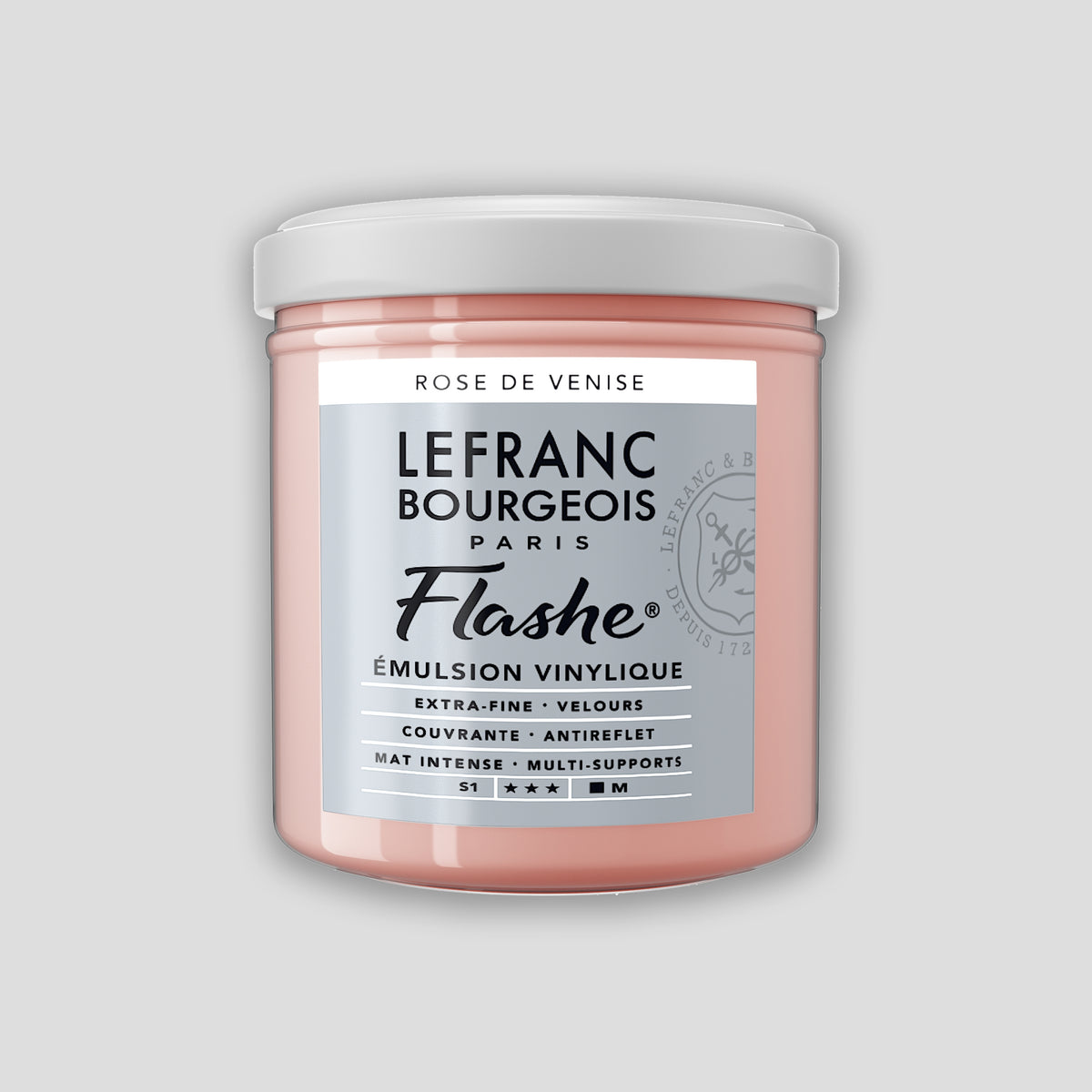 Lefranc Bourgeois Flashe Acrylfarbe, 125 ml, venezianisches Rosa