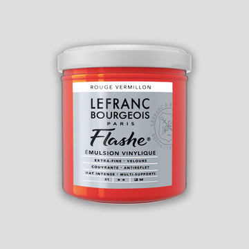 Lefranc Bourgeois Flashe Acrylic Paint 125ml Vermilion Red