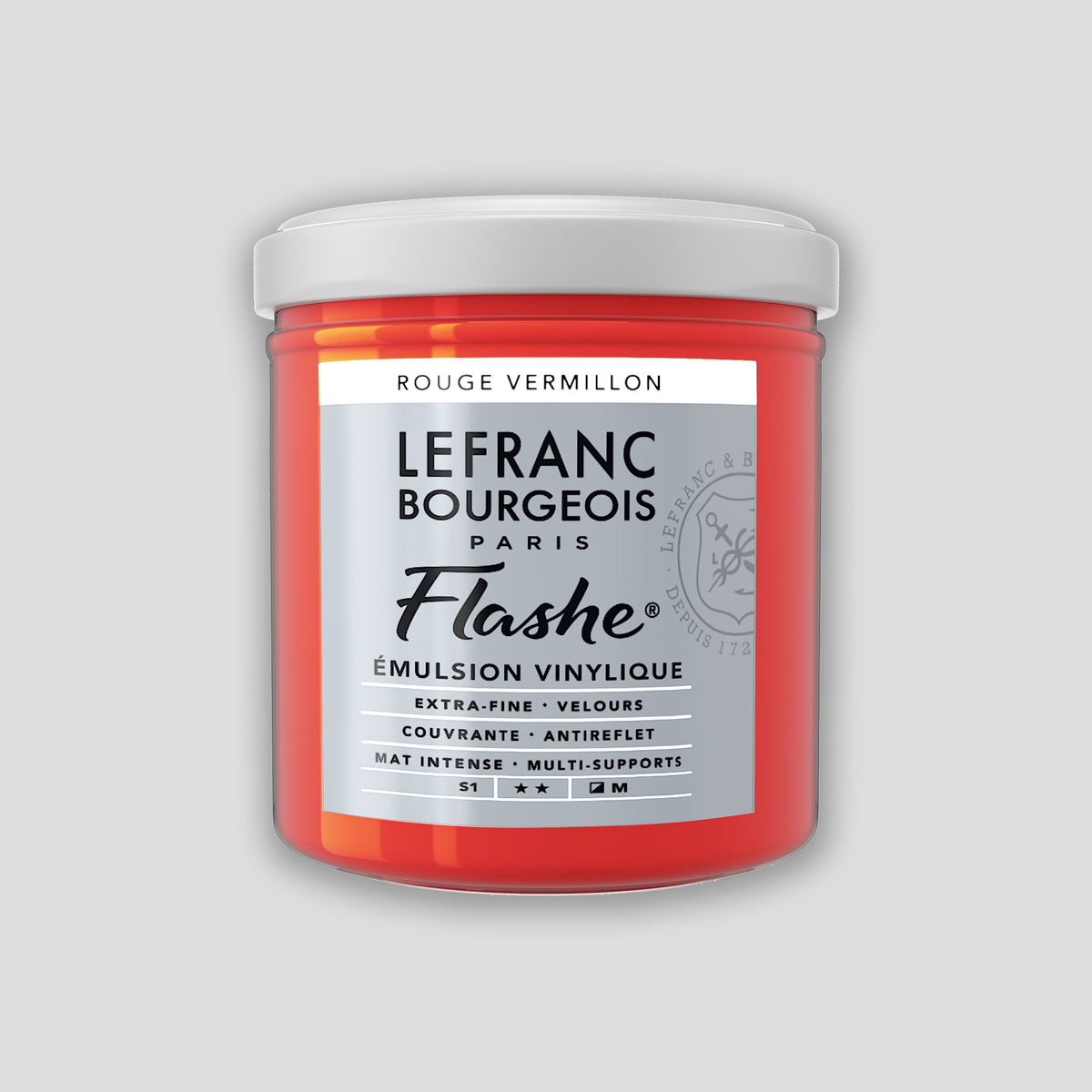 Lefranc Bourgeois Flashe Acrylfarbe 125 ml Zinnoberrot