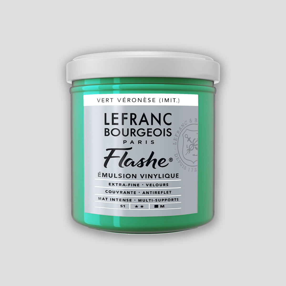 Lefranc Bourgeois Flashe Acrylic Paint 125ml Veronese Green Hue