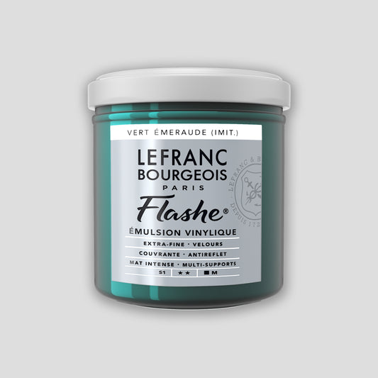 Lefranc Bourgeois Flashe Acrylic Paint 125ml Viridian Hue