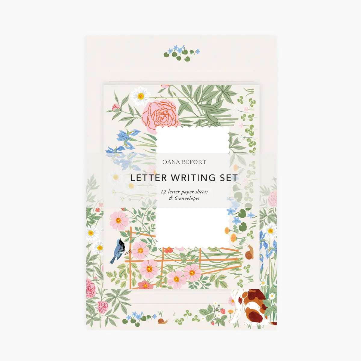 Letter writing set 'Garden' by Botanica Paper co.