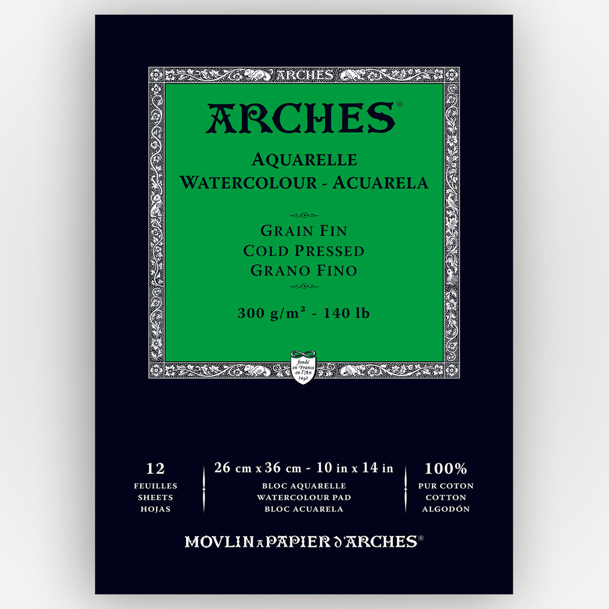Arches Cold Pressed 26x36cm 300gms 12 sheets