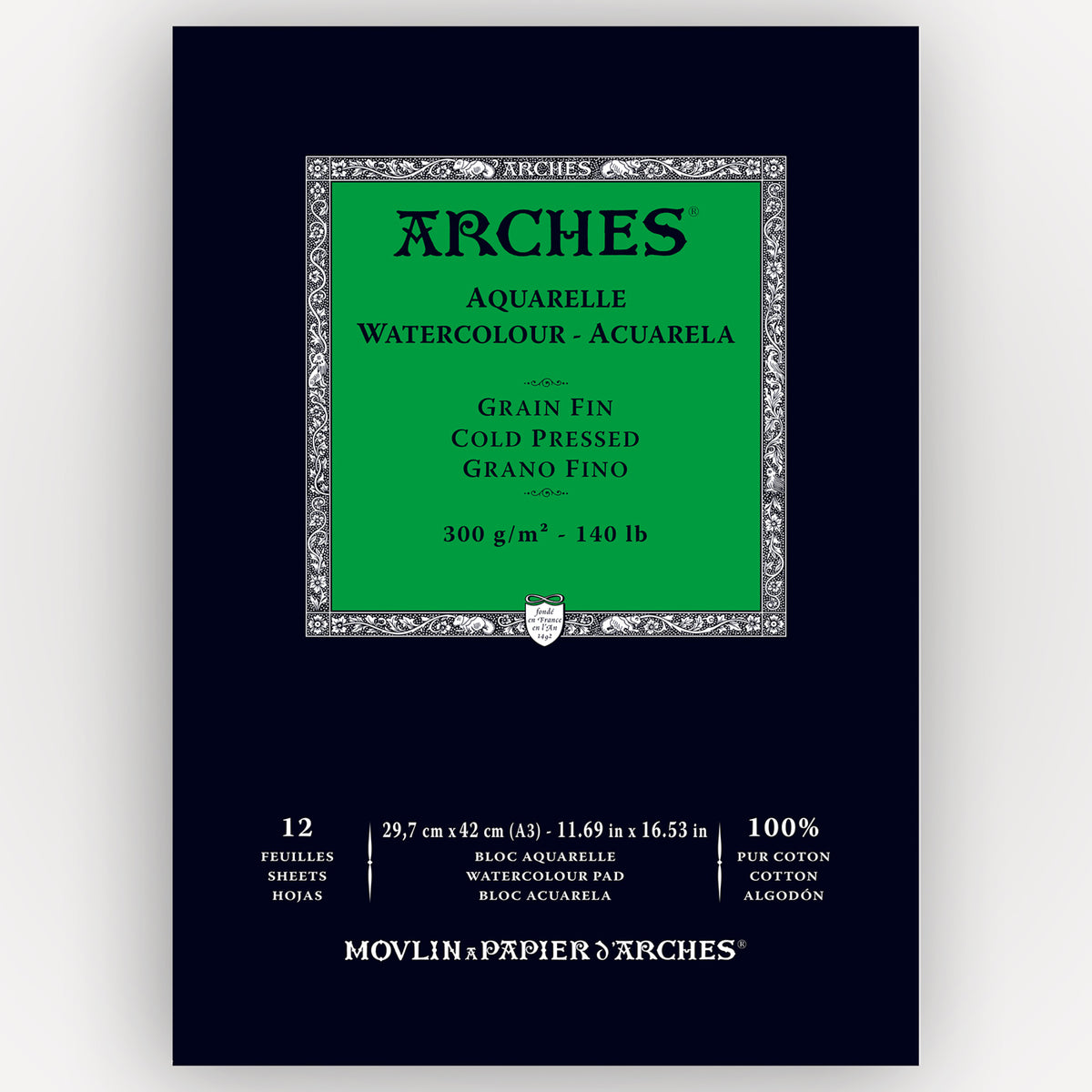 Arches Cold Pressed 300g 29.7x42cm 12 sheets