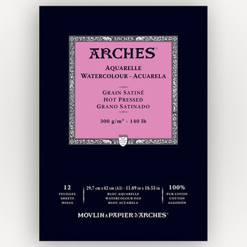 Arches Hot Pressed 29,7x42 300g 12 sheets