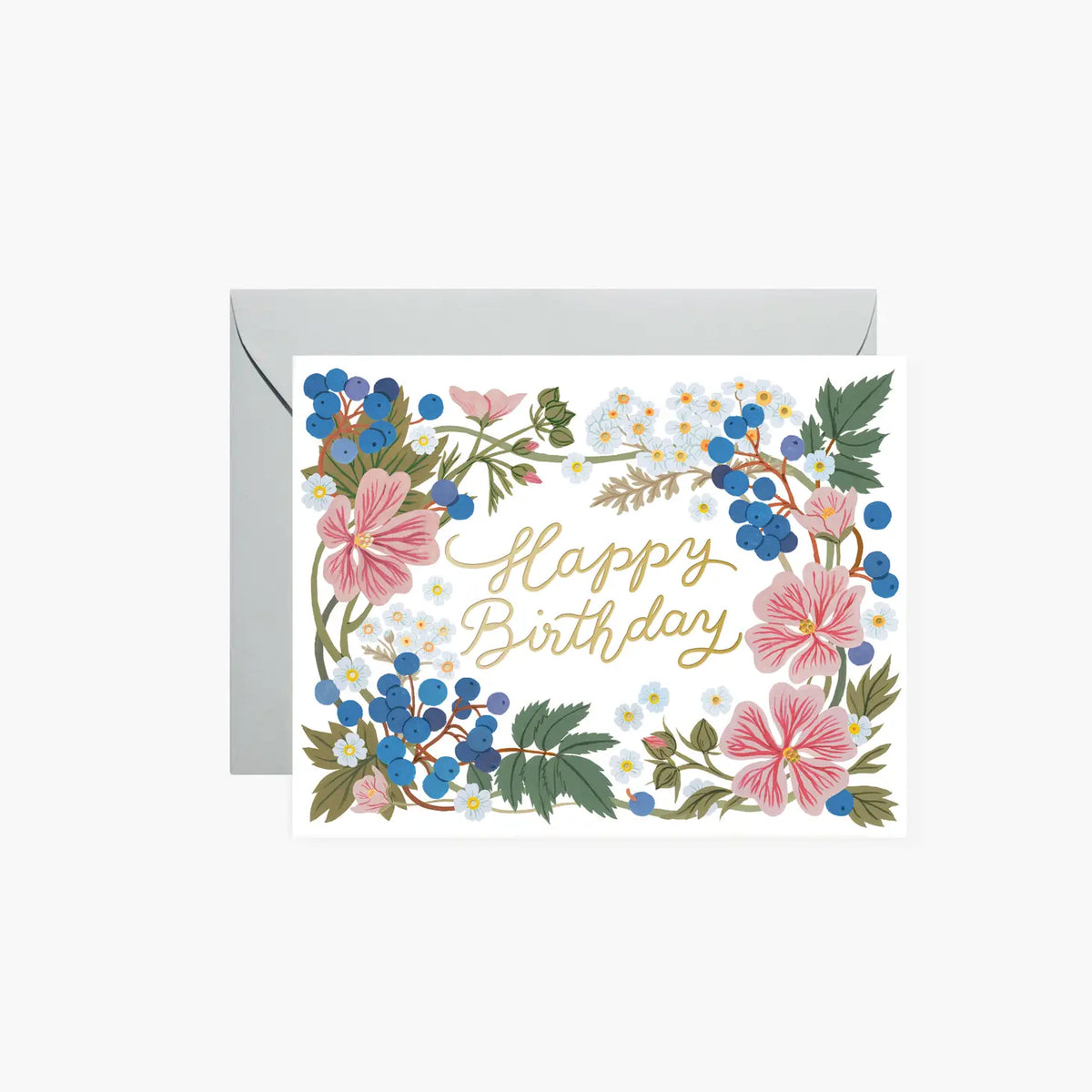 Birthday card 'Mallow' by Botanica Paper co.