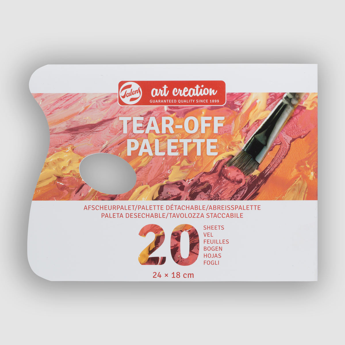 Talens tear-off palette 18x24cm