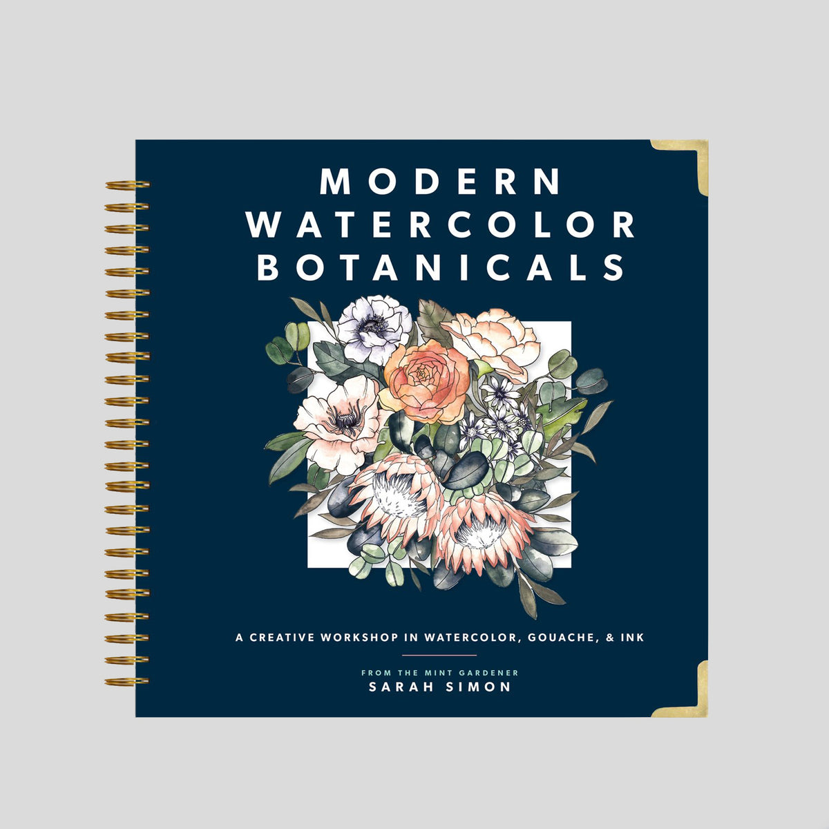 Modern Watercolor Botanicals' by Sarah Simon