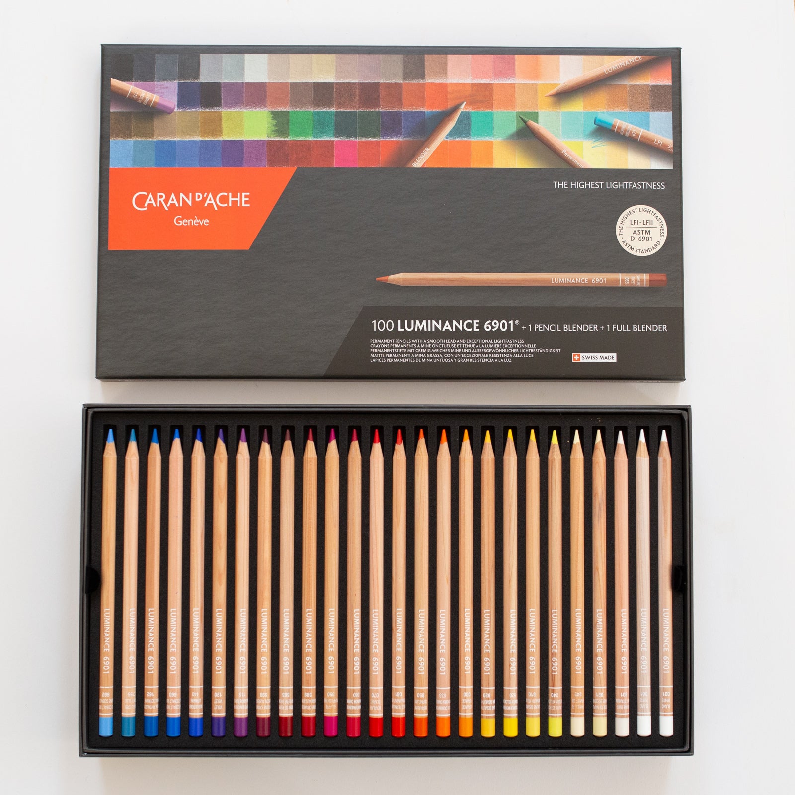 Caran d'Ache Luminance Colored Pencil Set of 20 - Portrait Colors