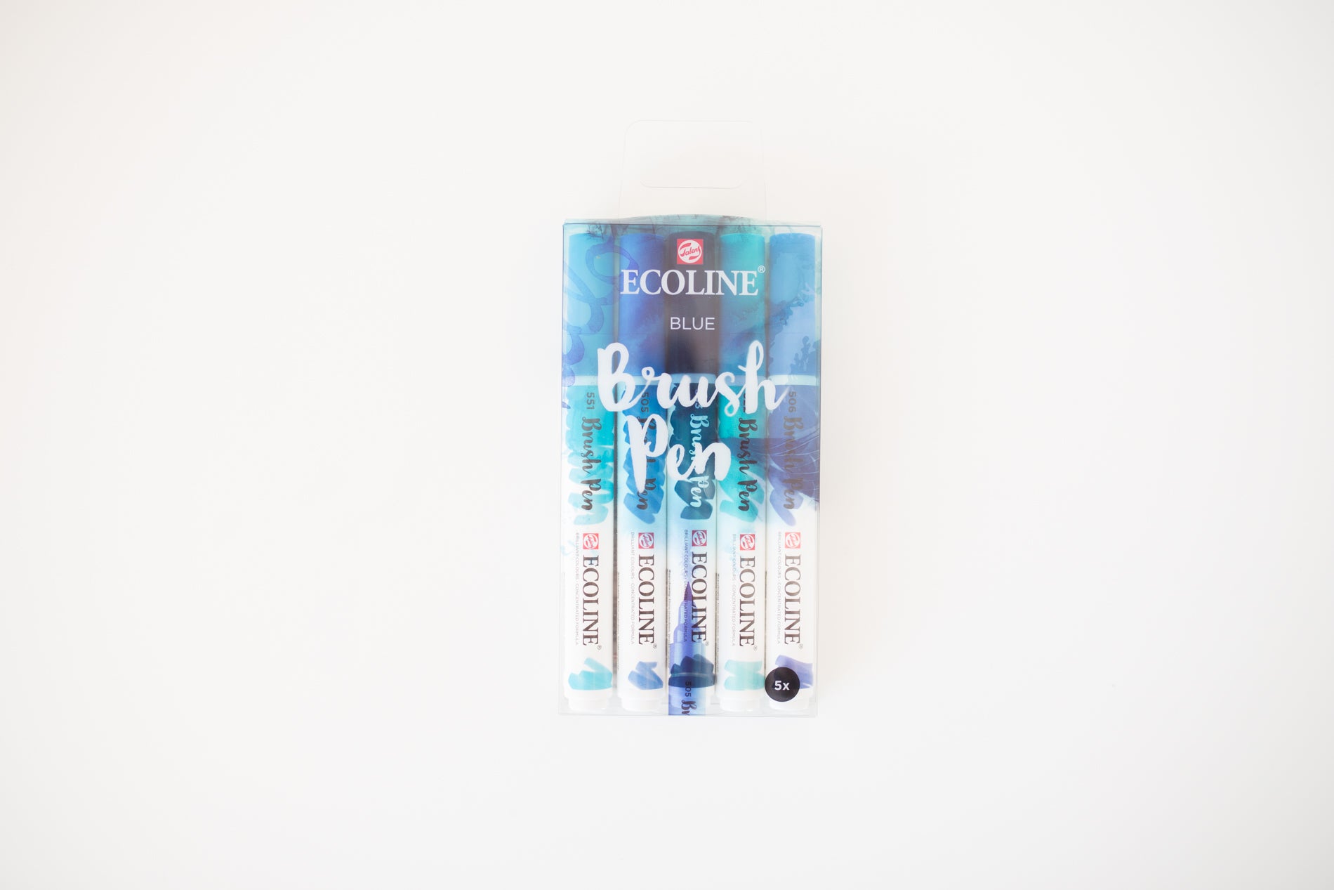 Ecoline brushpen set Blue
