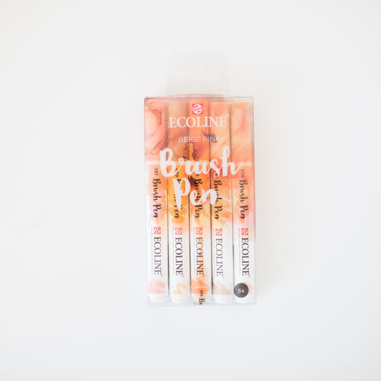 Ecoline brushpen set Beige Pink
