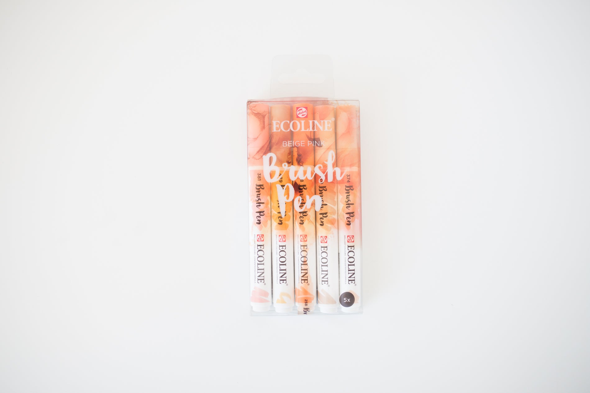 Ecoline brushpen set Beige Pink