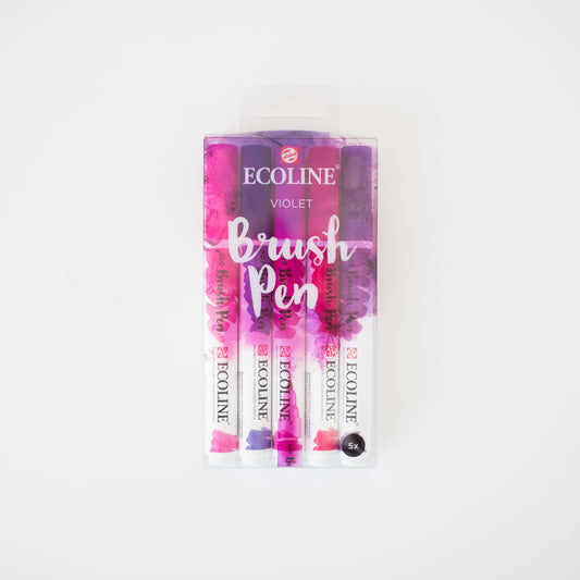 Ecoline brushpen set Violet