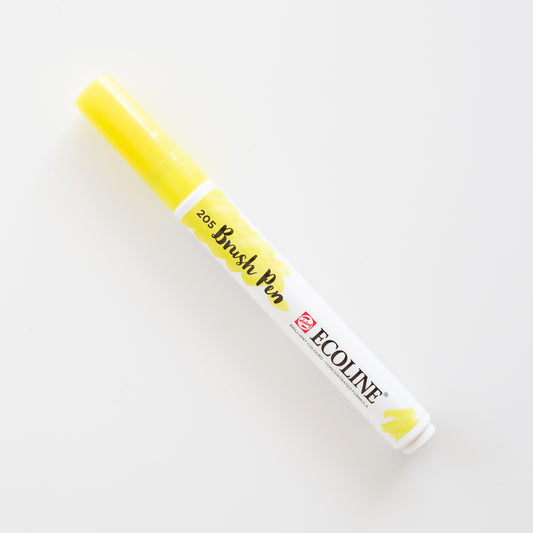 Ecoline brushpen 205 Lemon Yellow