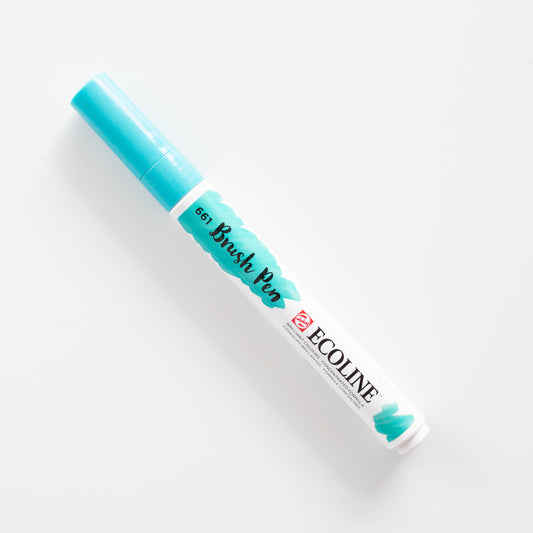 Ecoline Brushpen 661 Turquoise Green