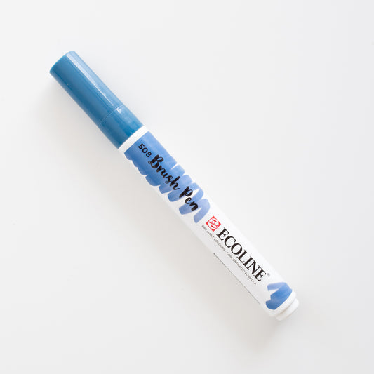 Ecoline Brushpen 508 Prussian Blue