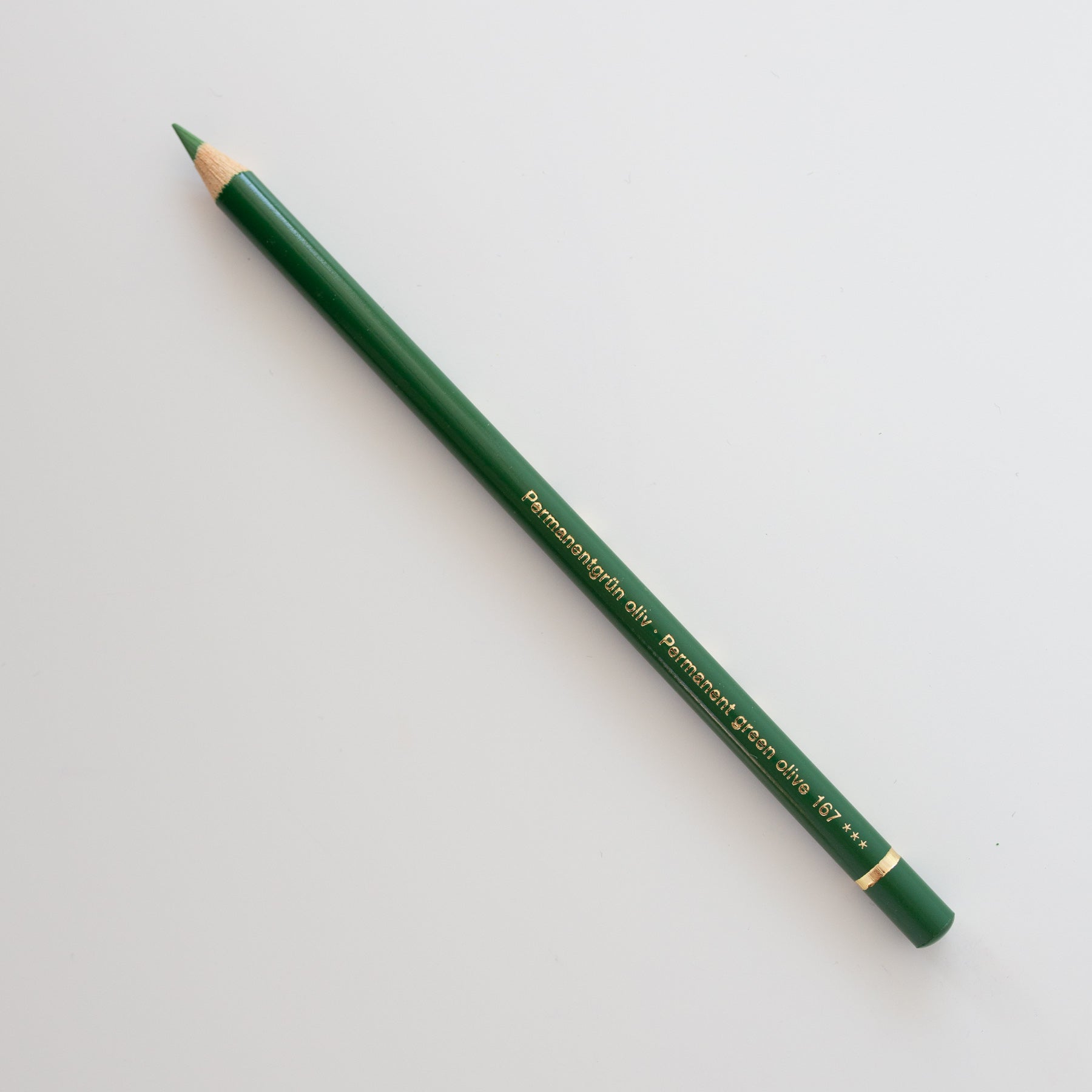 Faber Castell Polychromos 167 Permanent Green Olive