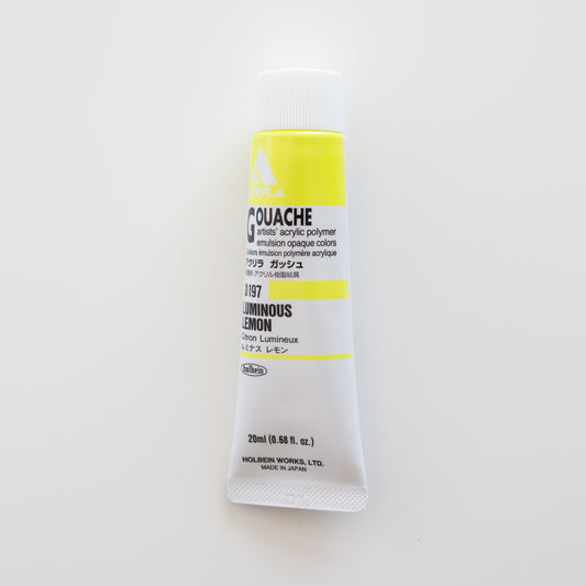 Holbein Acryla Gouache D197 C 'Luminous Lemon'