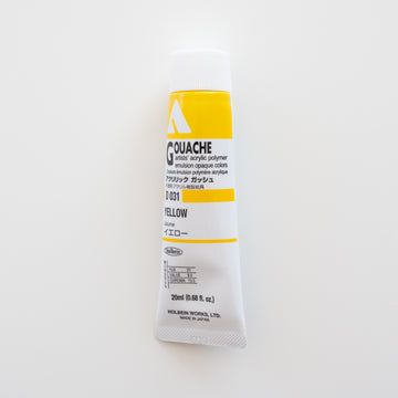 Holbein Acryla Gouache D031 A 'Gelb'