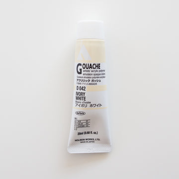 Holbein Acryla Gouache D042 A 'Ivory White'