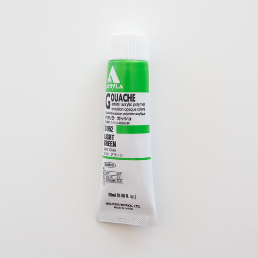 Holbein Acryla Gouache D062 A 'Light Green'