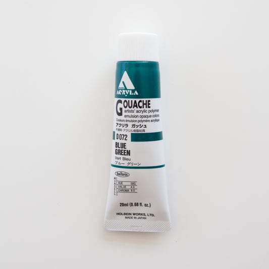 Holbein Acryla Gouache D072 A 'Blue Green'