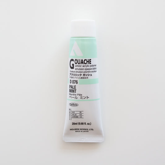 Holbein Acryla Gouache D076 A 'Pale Mint'