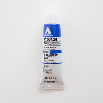 Holbein Acryla Gouache D091 A 'Ultramarine Blue'