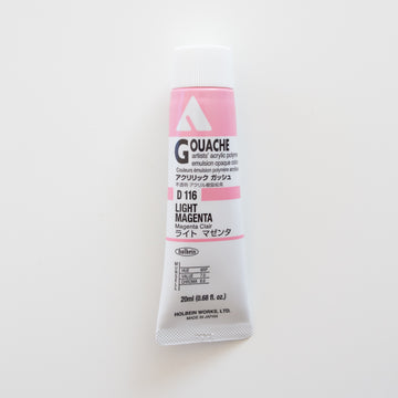 Holbein Acryla Gouache D116 A 'Light Magenta'