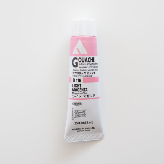 Holbein Acryla Gouache D116 A 'Light Magenta'