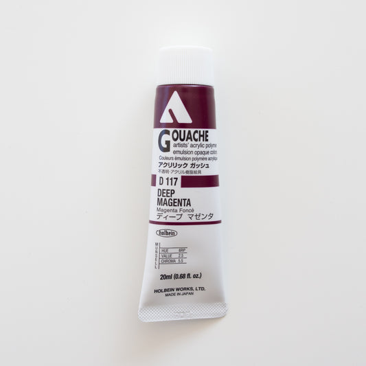 Holbein Acryla Gouache D117 A 'Deep Magenta'