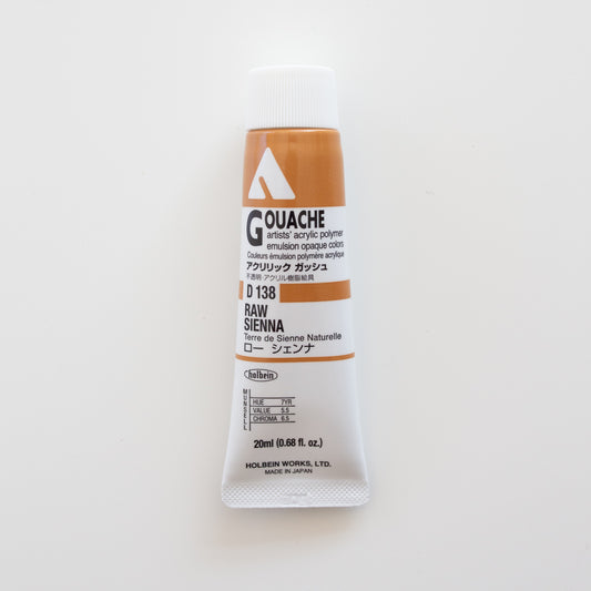 Holbein Acryla Gouache D138 A 'Raw Sienna'