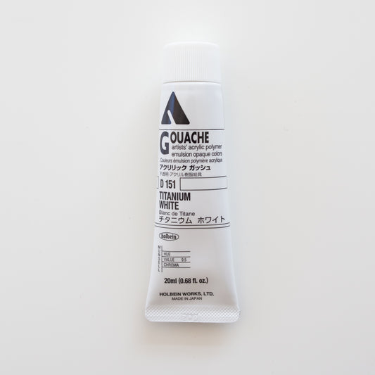 Holbein Acryla Gouache D151 A 'Titanium White'