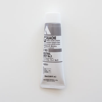 Holbein Acryla Gouache D163 A 'Neutral Grey #3'