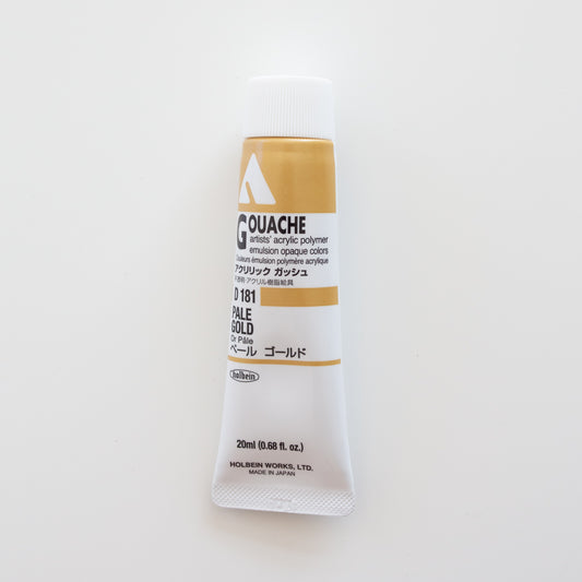 Holbein Acryla Gouache D181 C 'Pale Gold'